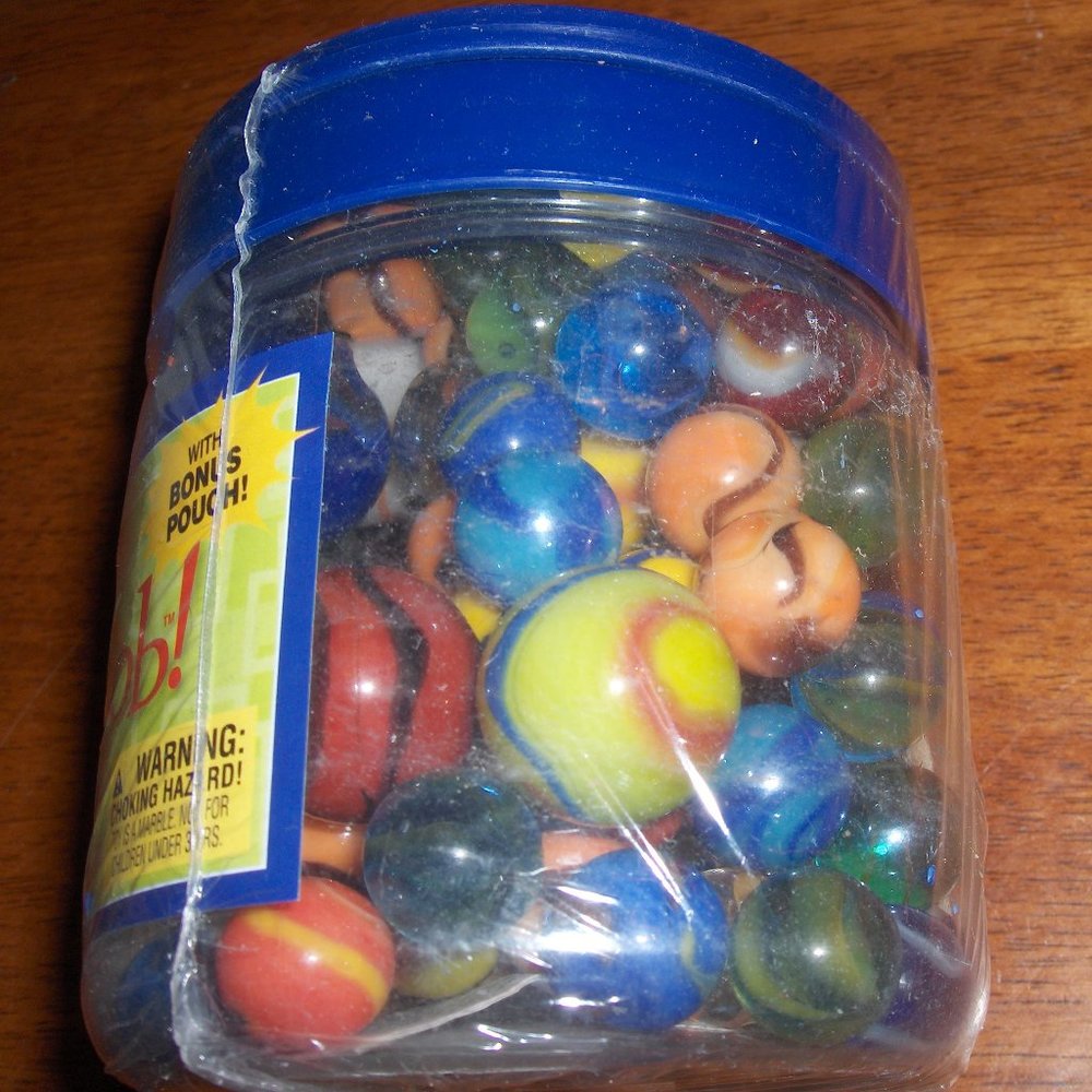 Marbles Jr. Good Job Jar, Over 100 marbles